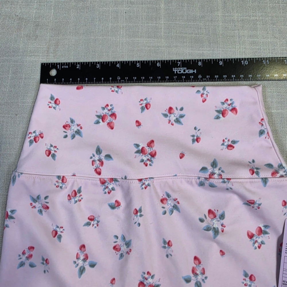 Wild Fable ButterBliss Pink Strawberry Print Bike Shorts S KL4YOG - Picture 4 of 5